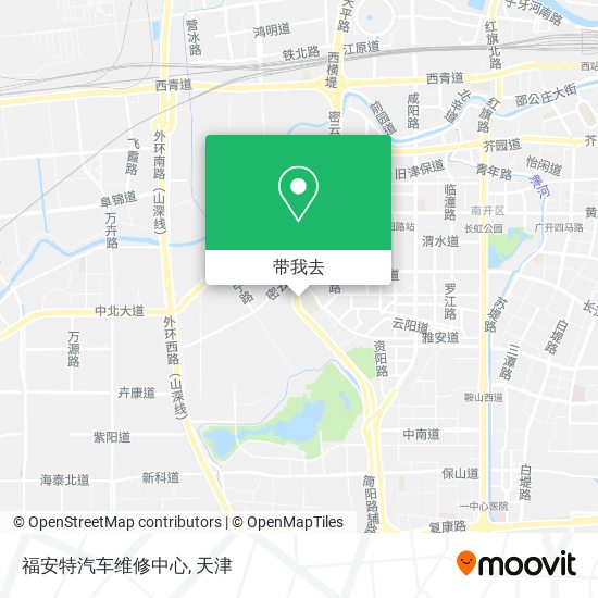 福安特汽车维修中心地图