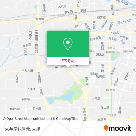 火车票代售处地图