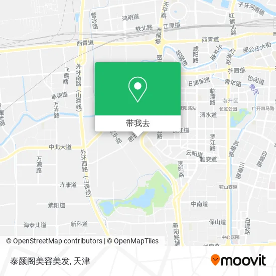 泰颜阁美容美发地图