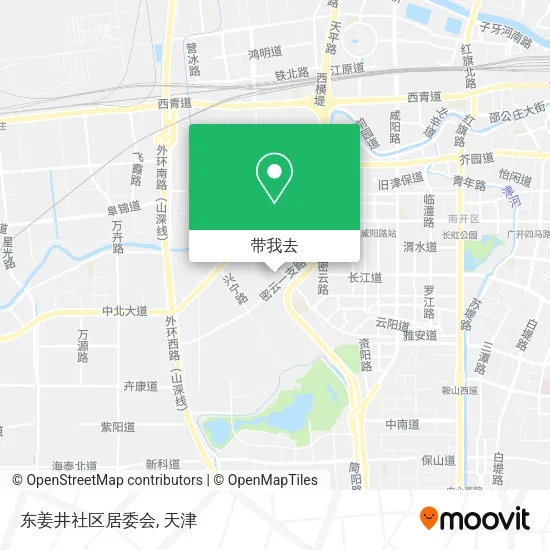 东姜井社区居委会地图