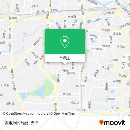 家电制冷维修地图