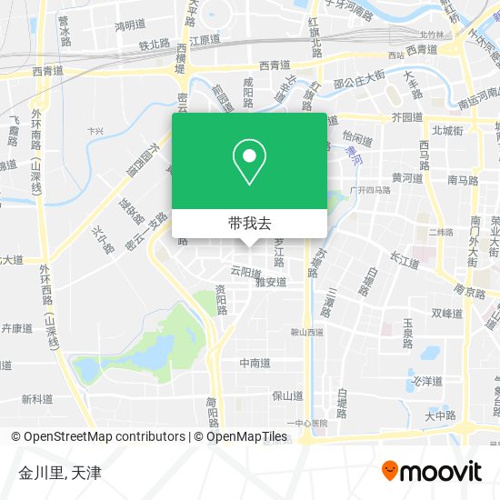 金川里地图