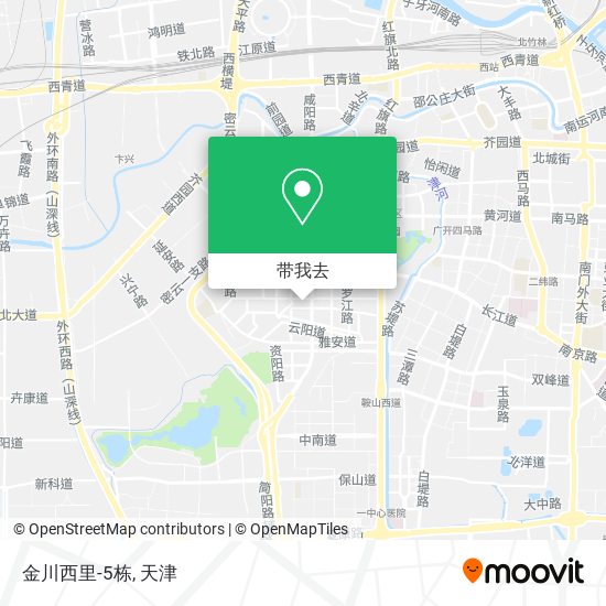 金川西里-5栋地图