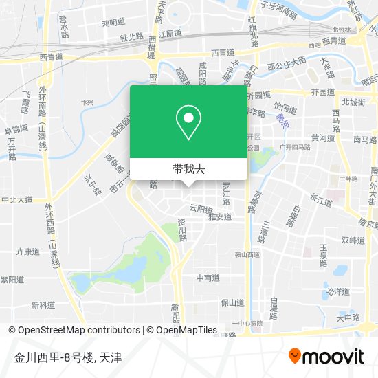 金川西里-8号楼地图