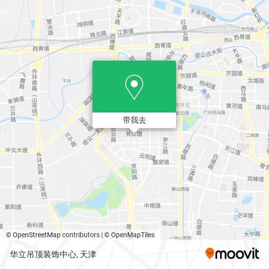 华立吊顶装饰中心地图