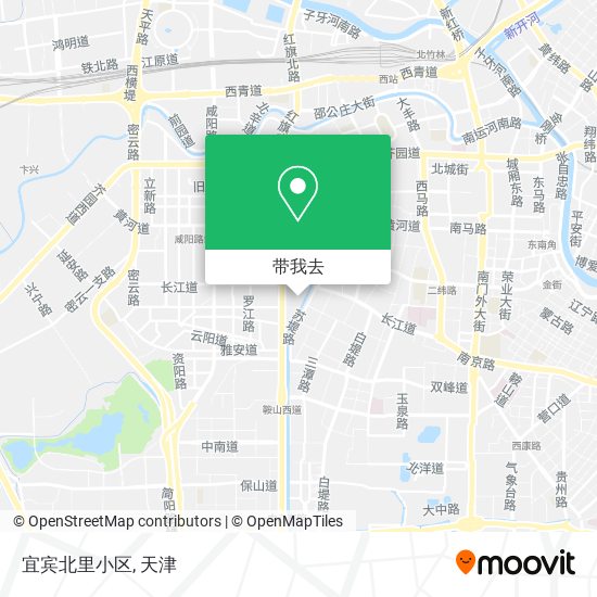 宜宾北里小区地图
