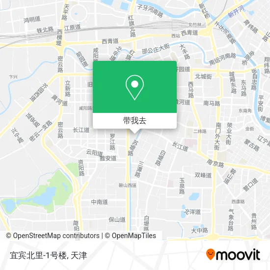 宜宾北里-1号楼地图