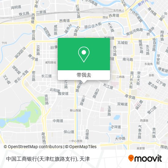 中国工商银行(天津红旗路支行)地图