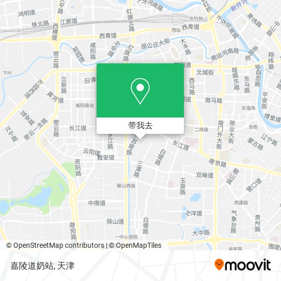 嘉陵道奶站地图