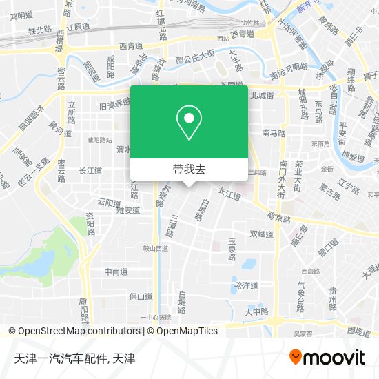天津一汽汽车配件地图