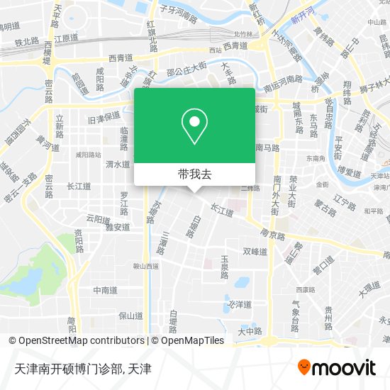 天津南开硕博门诊部地图