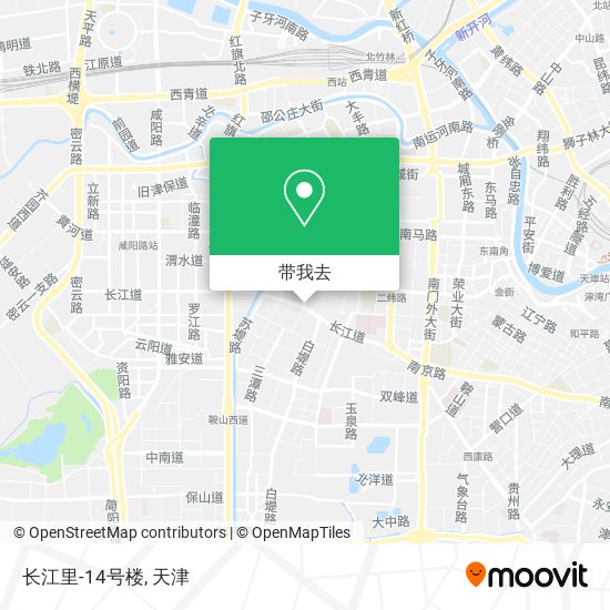 长江里-14号楼地图