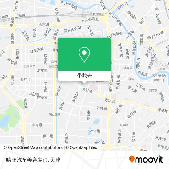 晴旺汽车美容装俱地图