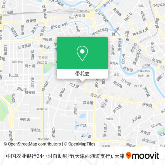 中国农业银行24小时自助银行(天津西湖道支行)地图