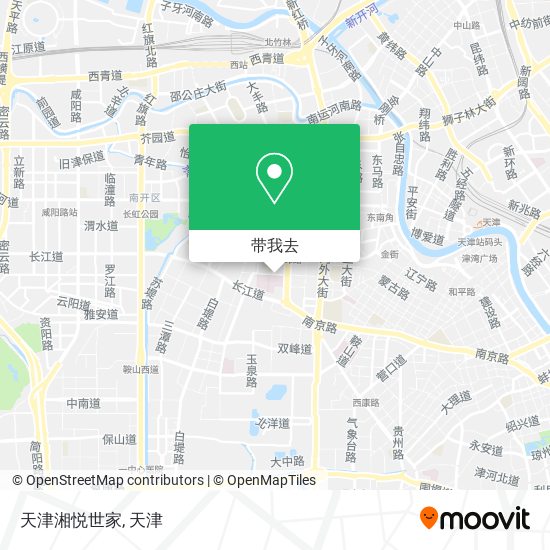天津湘悦世家地图