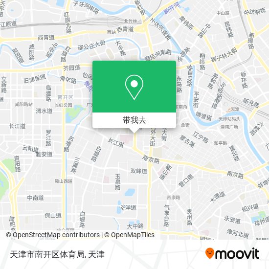 天津市南开区体育局地图