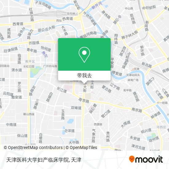 天津医科大学妇产临床学院地图