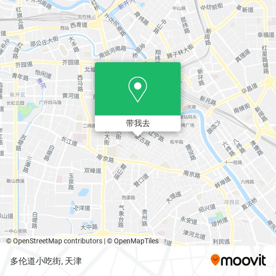 多伦道小吃街地图
