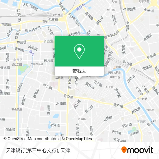天津银行(第三中心支行)地图