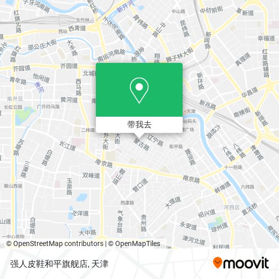 强人皮鞋和平旗舰店地图