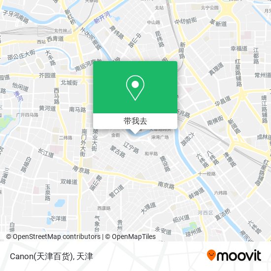 Canon(天津百货)地图