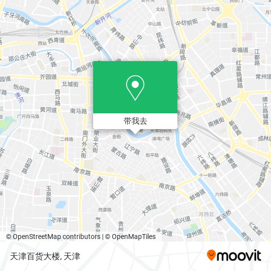 天津百货大楼地图