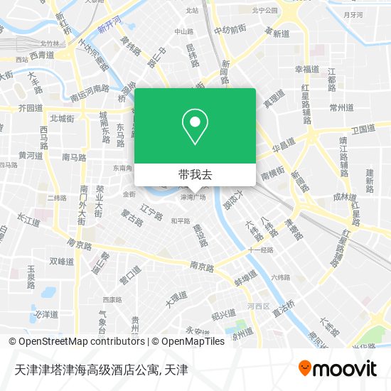 天津津塔津海高级酒店公寓地图