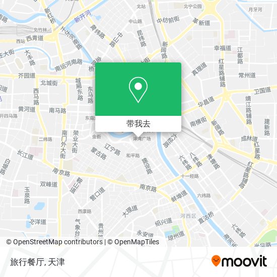 旅行餐厅地图