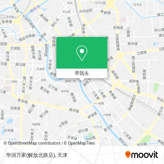 华润万家(解放北路店)地图