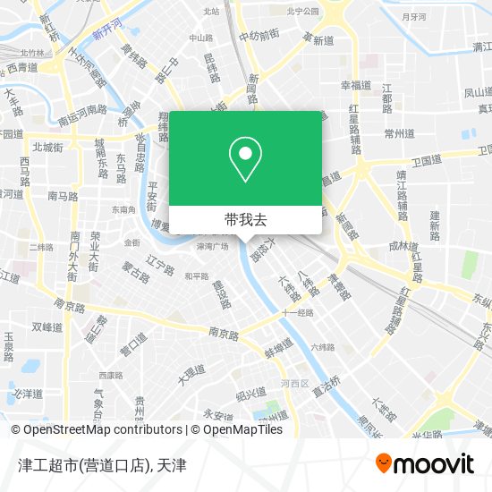 津工超市(营道口店)地图