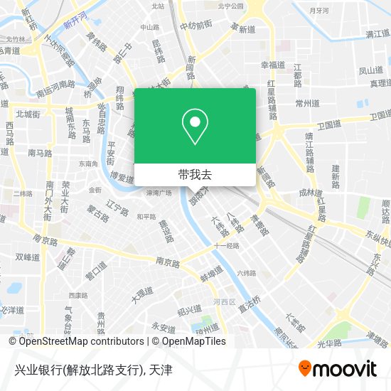兴业银行(解放北路支行)地图