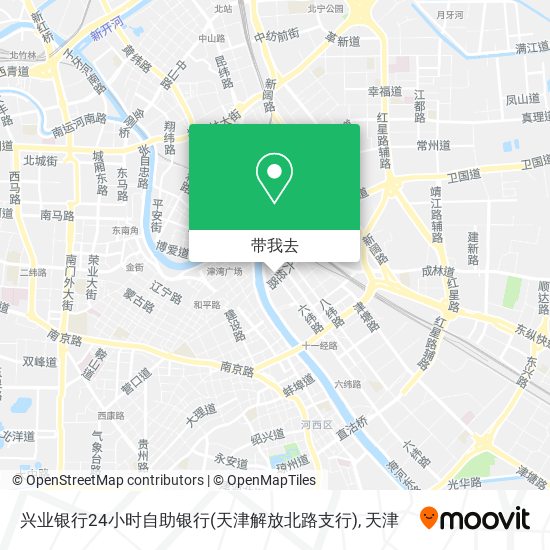 兴业银行24小时自助银行(天津解放北路支行)地图
