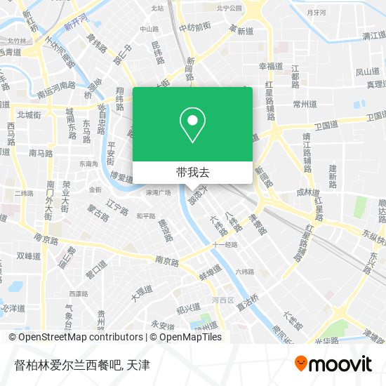 督柏林爱尔兰西餐吧地图