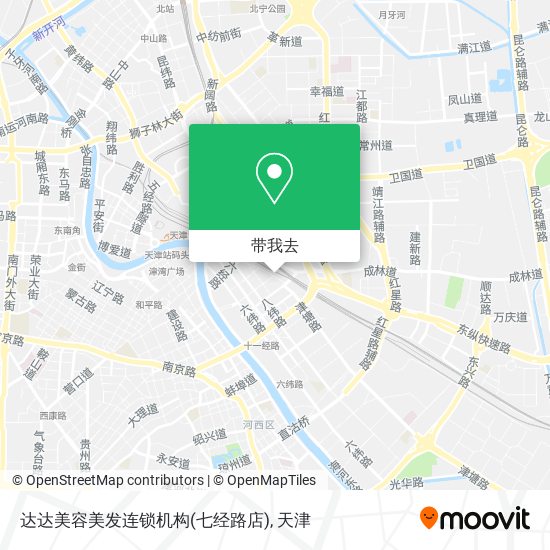 达达美容美发连锁机构(七经路店)地图