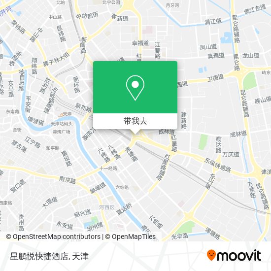 星鹏悦快捷酒店地图