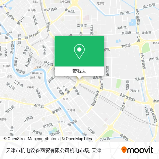 天津市机电设备商贸有限公司机电市场地图