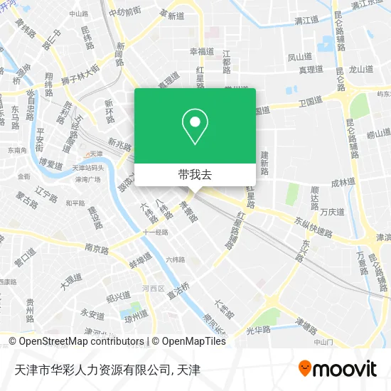 天津市华彩人力资源有限公司地图