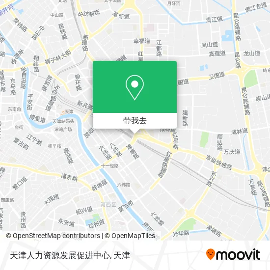 天津人力资源发展促进中心地图