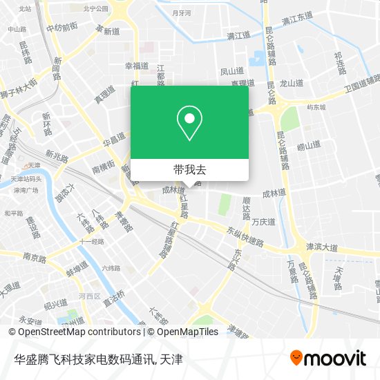 华盛腾飞科技家电数码通讯地图