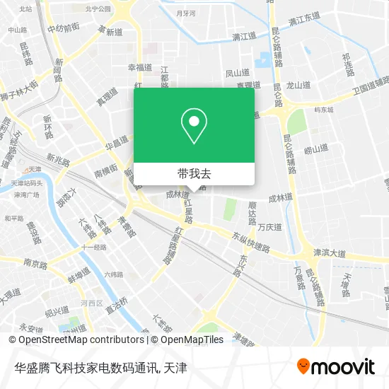 华盛腾飞科技家电数码通讯地图
