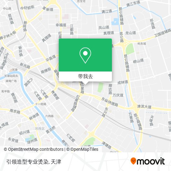 引领造型专业烫染地图
