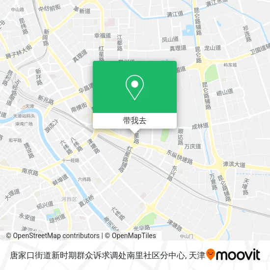 唐家口街道新时期群众诉求调处南里社区分中心地图