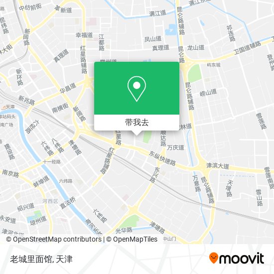 老城里面馆地图