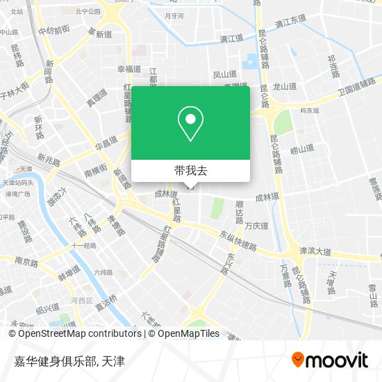 嘉华健身俱乐部地图