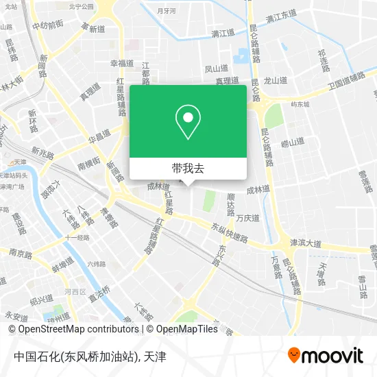 中国石化(东风桥加油站)地图