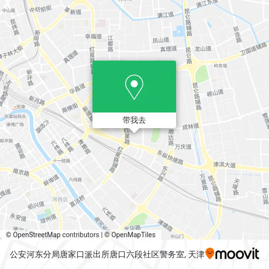 公安河东分局唐家口派出所唐口六段社区警务室地图