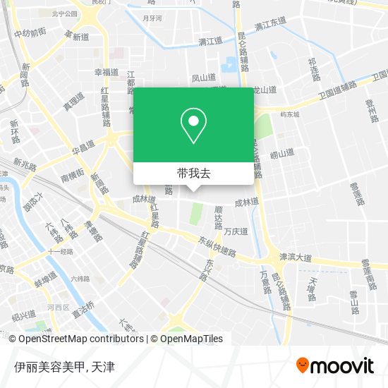 伊丽美容美甲地图