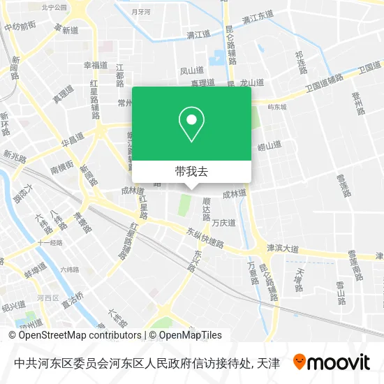 中共河东区委员会河东区人民政府信访接待处地图