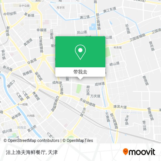 沽上渔夫海鲜餐厅地图