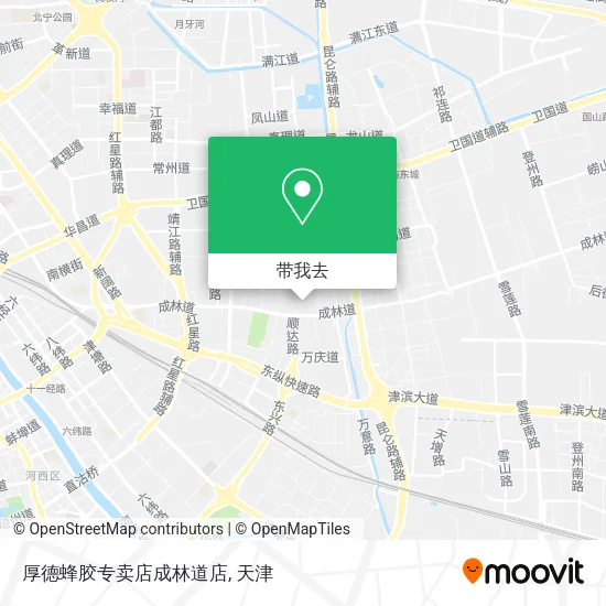 厚德蜂胶专卖店成林道店地图